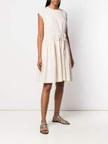 Thumbnail for your product : Jil Sander Navy tie waist flared dress