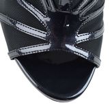 Thumbnail for your product : Casadei Mesh Leather Ankle Boots