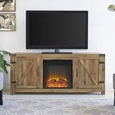 Thumbnail for your product : Trent Austin Design Adalberto TV Stand for TVs up to 65 inches Trent Austin Design Color: Gray Wash, Fireplace Included: Yes