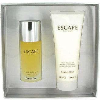 Calvin Klein Escape Gift Set for Men (3.4 oz Eau De Toilette Spray + 6.7 oz After Shave Balm)