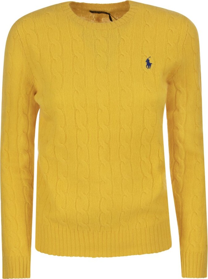 Ralph Lauren Women's Yellow Sweaters | ShopStyle
