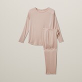 Thumbnail for your product : Love & Lore Azalea Pajama Set, Blush Stripe Large