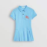 Thumbnail for your product : Burberry EKD Logo Cotton Polo Dress