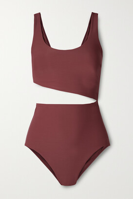 BONDI BORN Harper Cutout Swimsuit - Red