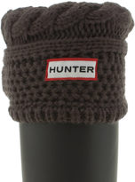 Thumbnail for your product : Hunter Accessories Grey Moss Cable Cuff Tall Sock Socks