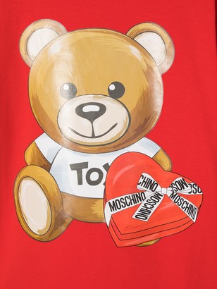 MOSCHINO BAMBINO Teddy crew neck T-Shirt