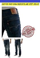Thumbnail for your product : Levi's AUTHENTIC LEVIS 505-1064 CASH MEDIUM BLUE Regular FIt Jeans Straight Leg