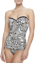 Thumbnail for your product : Carmen Marc Valvo Marrakech Imperial Printed Swimdress