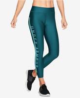 Thumbnail for your product : Under Armour HeatGearandreg; Logo Compression Cropped Leggings