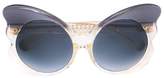 Linda Farrow x Matthew Williamson cat eye frame sunglasses