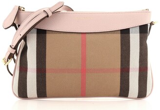 Burberry Peyton Crossbody Bag House Check Canvas - ShopStyle