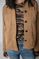 Thumbnail for your product : Zadig & Voltaire Toi Suede Shirt