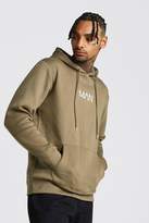 Thumbnail for your product : boohoo Original MAN Print Over The Head Hoodie