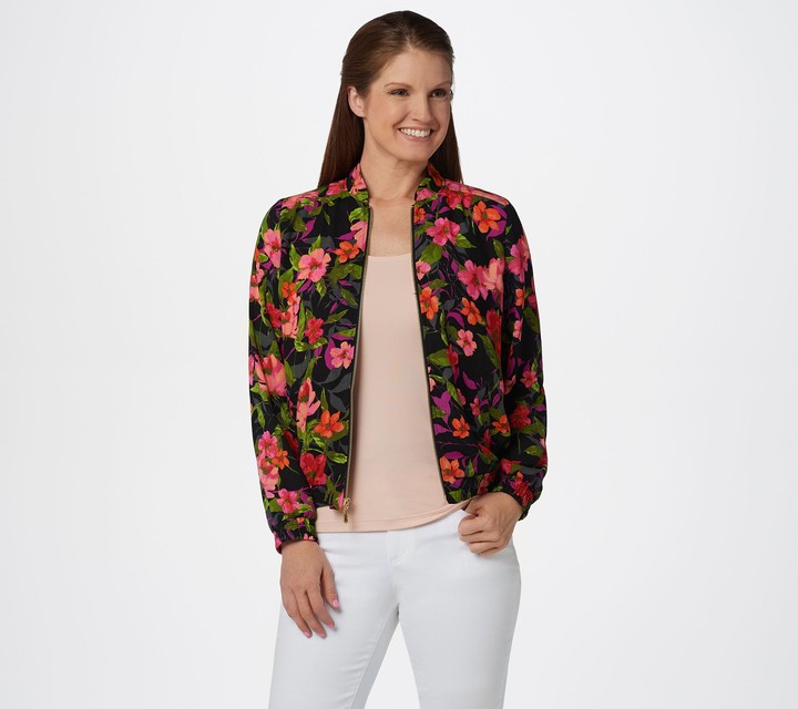 susan graver bomber jacket