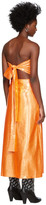Thumbnail for your product : Saks Potts Orange Shimmer Jepska Dress