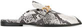Thumbnail for your product : Stella McCartney python-effect mules