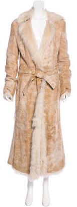 Gucci Shearling Long Coat