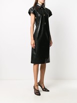 Thumbnail for your product : Bottega Veneta Leather Shirt Dress