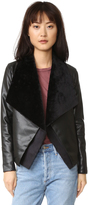 Thumbnail for your product : BB Dakota James Jacket with Faux Fur