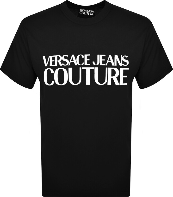 Versace Jeans Couture Couture Regular Fit T Shirt Black