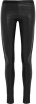 Thumbnail for your product : Les Chiffoniers Stretch-leather leggings
