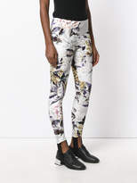 Thumbnail for your product : MM6 MAISON MARGIELA floral embroidered leggings