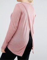 Thumbnail for your product : Junarose Wrap Back Knitted Sweater