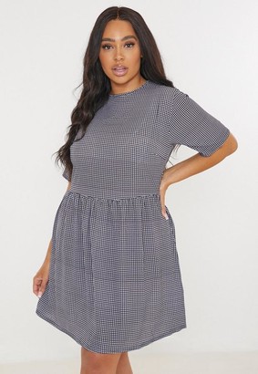 plus size red gingham dress