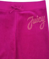Thumbnail for your product : Juicy Couture Outlet - GIRLS LOGO VELOUR JUICY STUD SCRIPT MAR VISTA PANT