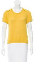 Thumbnail for your product : Burberry Cashmere-Blend Short Sleeve Top