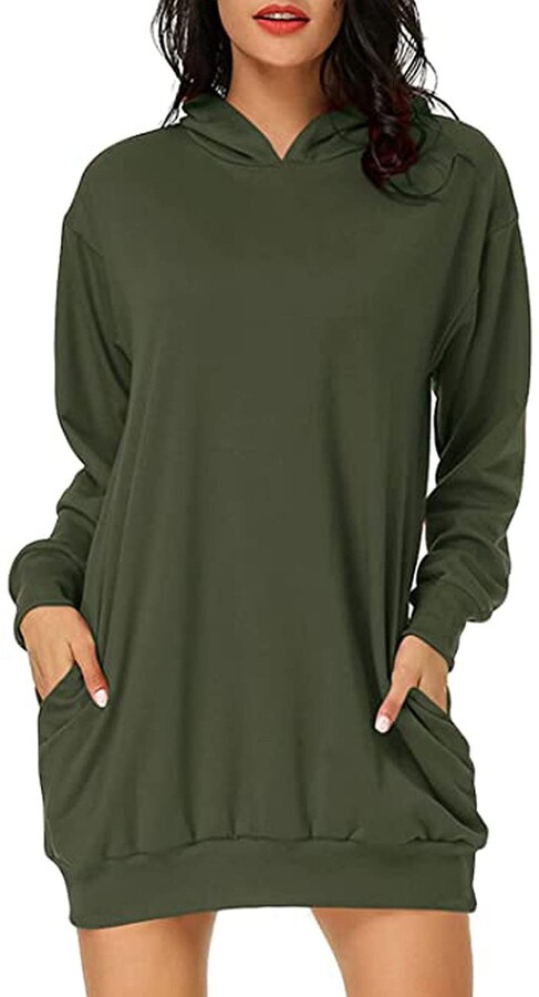 sweatshirt dress with pockets
