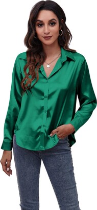 dressy satin tops