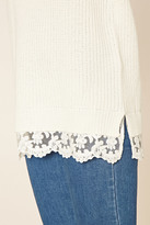 Thumbnail for your product : Forever 21 FOREVER 21+ Lace-Hem Knit Sweater