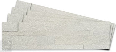 Tic Tac Tiles 6" x 24" Natural Stone Peel & Stick Mosaic Tile