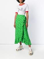Thumbnail for your product : Ganni Georgette long skirt