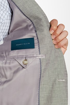 Perry Ellis Gray Two Button Notch Lapel Suit Separates Jacket