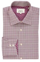 Thumbnail for your product : Ted Baker Extra Trim Fit Plaid Dress Shirt