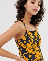 Thumbnail for your product : Only daisy print cami mini dress