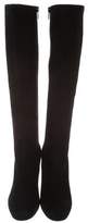 Thumbnail for your product : Saint Laurent Suede Knee-High Boots