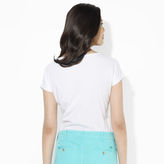 Thumbnail for your product : Lauren Ralph Lauren Ralph Embroidered Cotton Tee
