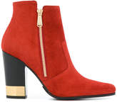 Balmain pointed toe ankle boots 