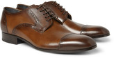 Thumbnail for your product : Lanvin Burnished-Leather Brogues