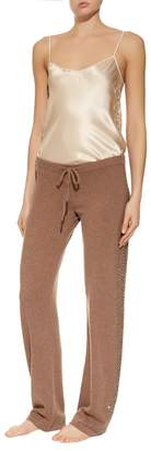 William Sharp Crystal Embellished Cashmere Trousers