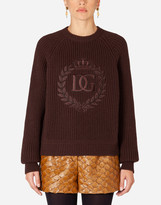 Thumbnail for your product : Dolce & Gabbana Ribbed cashmere turtle-neck sweater with embroidery