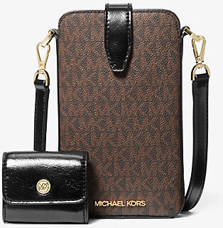 Michael Kors Jet Set Logo Crossbody Bag with Case for Apple Airpods Pro® -  ShopStyle