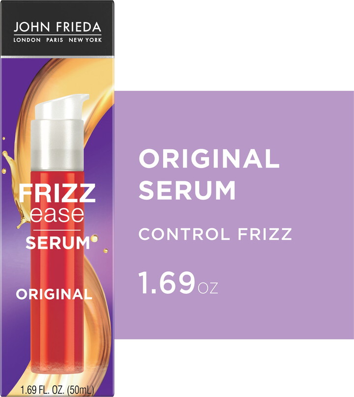 John Frieda Frizz-Ease Hair Serum Original formula, Anti-Frizz Heat ProteCting, 1.69 fl oz