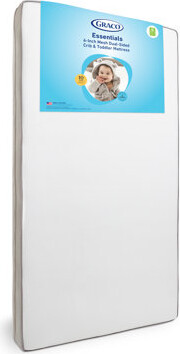 Graco Essentials 6-Inch Mesh Dual-Sided Baby Crib & Toddler Bed Mattress