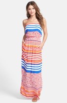 Thumbnail for your product : Tommy Bahama 'Linea Floral' Strapless Maxi