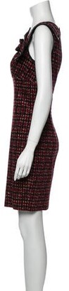 DSQUARED2 Tweed Pattern Mini Dress w/ Tags Red