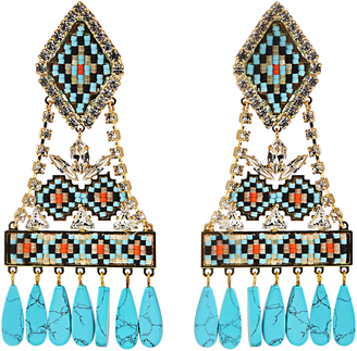Shourouk Ramses clip-on earrings